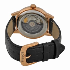 Tissot Carson Black Dial Rose Gold-plated Men's Watch T0854073606100
