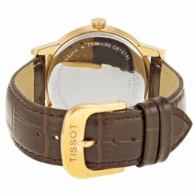 Tissot Carson White Dial Brown Leather Men's Watch T0854103601100