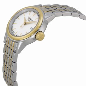 Tissot Carson White Dial Two-tone Ladies Watch T0852102201100