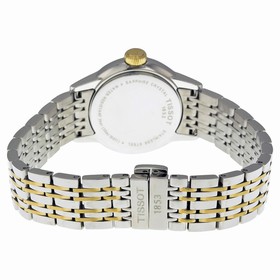 Tissot Carson White Dial Two-tone Ladies Watch T0852102201100