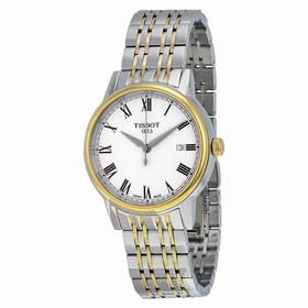 Tissot Carson White Dial Two-tone Men's Watch T0854102201300