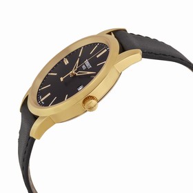 Tissot Classic Dream Black Dial Black Leather Men's T0334103605101