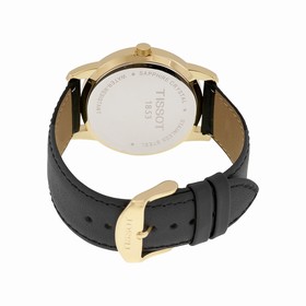 Tissot Classic Dream Black Dial Black Leather Men's T0334103605101