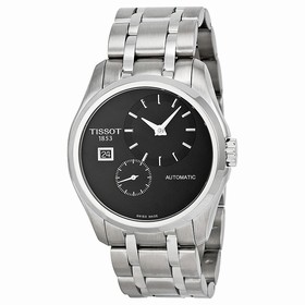 Tissot Couturier Automatic Black Dial Stainless Steel Men's Watch T0354281105100