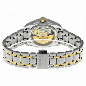 Tissot Couturier Automatic White Dial Two-tone Ladies Watch T0352072201100