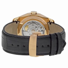 Tissot Couturier Black Dial Black Leather Men's Watch T0354283605100