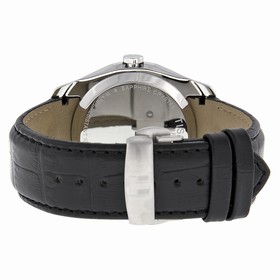 Tissot Couturier Black Dial Black Leather Men's Watch T0354461605100