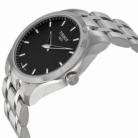 Tissot Couturier Black Dial Stainless Steel Men's Watch T0354461105100
