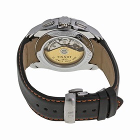 Tissot Couturier Chronograph Valjoux Black Dial Black Leather Men's Watch T035.614.16.051.01