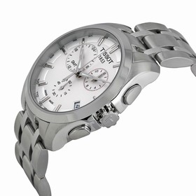 Tissot Couturier GMT Silver Dial Trend Men's Watch T0354391103100