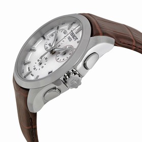 Tissot Couturier GMT White Dial Men's Watch T0354391603100