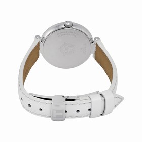 Tissot Flamingo White Dial White Leather Strap Ladies Quartz Watch T0942101601100