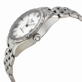 Tissot Lady 80 Automatic White Mother of Pearl Dial Stainless Steel Ladies Watch T0722071111800