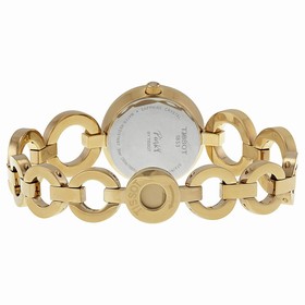 Tissot Pinky Mother of Pearl Dial Gold-plated Ladies Watch T0842103311700