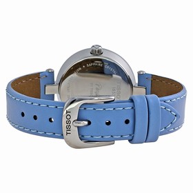 Tissot Pinky White Dial Blue Leather Ladies Watch T0842101601702