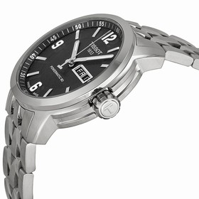Tissot Powermatic 80 Black Dial Stainless Steel Men's Watch T0554301105700