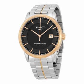 Tissot Powermatic 80 Black Dial Stainless Steel Men's Watch T0864072205100