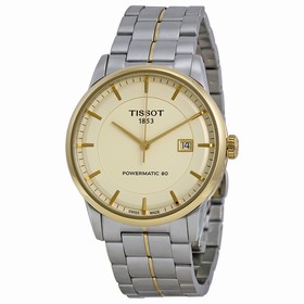 Tissot Powermatic 80 Ivory Dial Stainless Steel Men's Watch T0864072226100