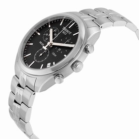 Tissot PR 100 Black Dial Chronograph Stainless Steel Men's Watch T1014171105100
