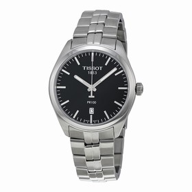Tissot PR 100 Black Dial Stainless Steel Men's Watch T1014101105100