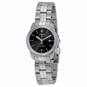 Tissot PR100 Automatic Black Dial Ladies Watch T0493071105700