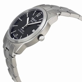 Tissot PR100 Automatic Black Dial Stainless Steel Men's Watch T0494071105700