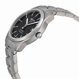 Tissot PR100 Black Dial Titanium Men's Watch T0494104405100