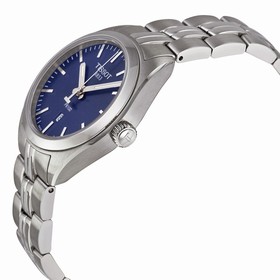 Tissot PR100 Blue Dial Stainless Steel Ladies Watch T1012101104100
