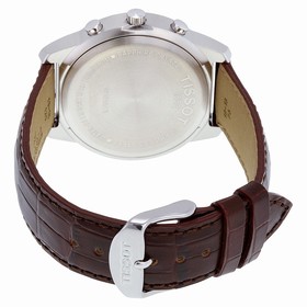 Tissot PR100 Chronograph Silver Dial Brown Leather Men's Watch T0494171603700