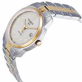 Tissot PR100 Silver Dial Two-Tone Men's Watch T049.410.22.032.01 