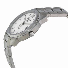 Tissot PR100 White Dial Stainless Steel Men's Watch T0494101101700