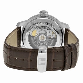 Tissot PRC 200 Automatic White Dial Brown Leather Men's Watch T0554301601700