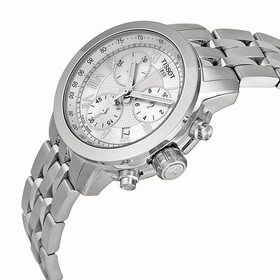 Tissot PRC 200 Chronograph Mother of Pearl Dial Stainless Steel Ladies Watch T0552171111300