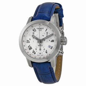 Tissot PRC 200 Chronograph Silver Dial Stainless Steel Ladies Watch T0552171603300