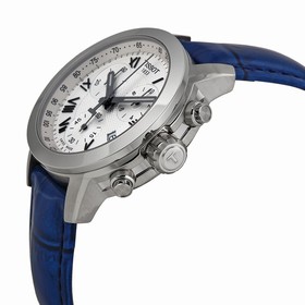 Tissot PRC 200 Chronograph Silver Dial Stainless Steel Ladies Watch T0552171603300