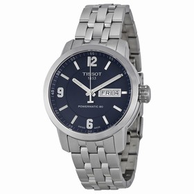 Tissot PRC 200 Powermatic 80 Automatic Blue Dial Stainless Steel Men's Watch T0554301104700