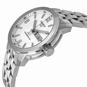 Tissot PRC 200 Powermatic 80 Automatic White Dial Stainless Steel Men's Watch T0554301101700