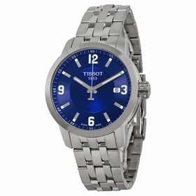 Tissot PRC 200 Quartz Blue Dial Stainless Steel Sport Men's Watch T0554101104700