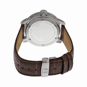 Tissot PRC 200 Quartz Silver Dial Brown Leather Sport Men's Watch T0554101603700