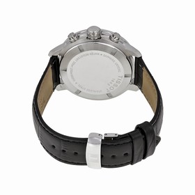 Tissot PRC200 Chronograph White Dial Black Leather Men's Watch T0554171603800