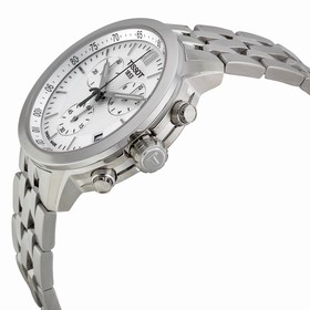 Tissot PRC200 Chronograph White Dial Stainless Steel Men's Watch T0554171101800