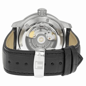 Tissot PRC200 Powermatic 80 Automatic Black Dial Black Leather Men's Watch T0554301605700