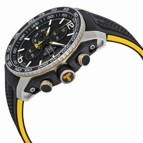 Tissot PRS 516 Automatic Chronograph Black Dial Black Rubber Men's Watch T0794272705701