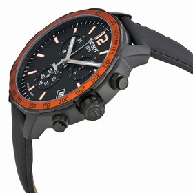 Tissot Quickster Black Dial Black Silicone Men's Watch T0954173605701