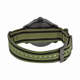 Tissot Quickster Black Dial Green and Black Nylon Men's Watch T0954103705700