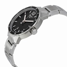 Tissot Quickster Black Dial Stainless Steel Men's Watch T0954101105700