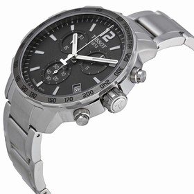 Tissot Quickster Chronograph Anthracite Dial Stainless Steel Men's Watch T0954171106700