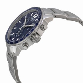 Tissot Quickster Chronograph Blue Dial Stainless Steel Men's Sports Watch T0954171104700