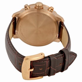 Tissot Quickster Chronograph White Dial Brown Leather Men's Watch T0954173603700