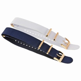 Tissot Quickster Mother of Pearl Dial Striped Nylon Strap Men's Watch T0954103711700
